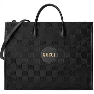 Logo Patch GG Nylon Tote